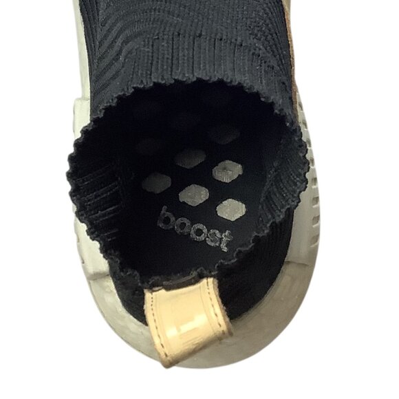 Adidas NMD CS1 Primeknit Shoes 6 Black Beige Slip On Boost Sole Women's - Picture 6 of 16